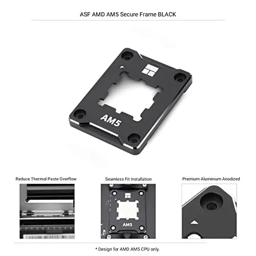 Thermalright ASF-Black AM5 CPU Holder Pack of 2 | Corrective Anti-Bending Fixing Frame thumbnail 3