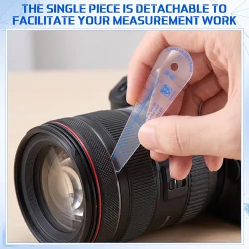 Trandraft Plastic Feeler Gauge Set 0.05mm-2.0mm Metric 20 Leaves | Precision Measuring Tool for Gaps and Slots thumbnail 5