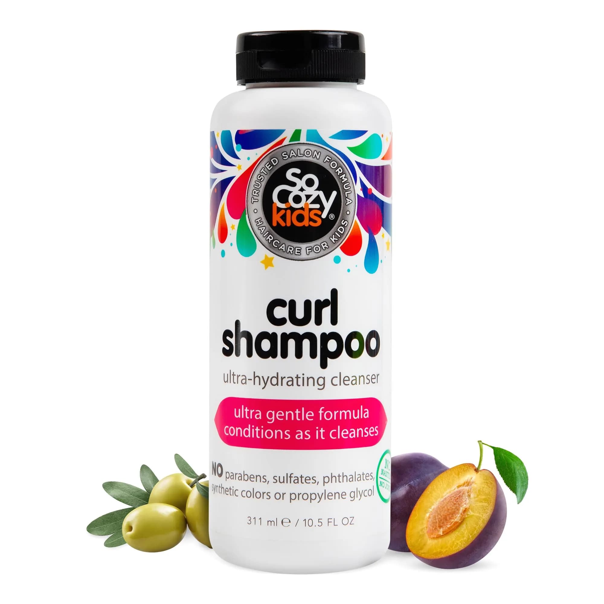 SO COZY Kids Curl Shampoo 311 ml (10.5 Fl Oz) | Gentle Hydration for Curly Hair — Curl Shampoo