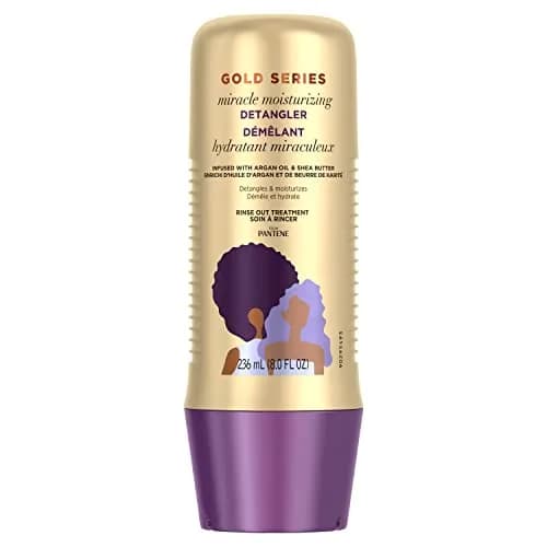 Pantene Gold Series Detangler Treatment for Curly and Coily Hair with Argan Oil and Shea Butter, 76.8 ml (2.6 Fl Oz) Pack of 6 | Developed by Black Scientists thumbnail 1