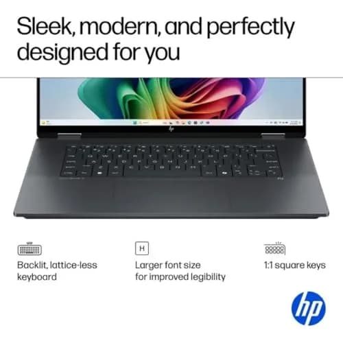 HP OmniBook X Flip 2-in-1 16" 2K Touchscreen Laptop,Intel Ultra 7,Arc 140V | 360° Convertible, 16GB RAM, 1TB SSD thumbnail 3