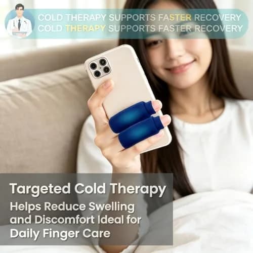 NSKONGDODO Trigger Finger Splint and Ice Pack | Arthritis & Pain Relief for Fingers thumbnail 5