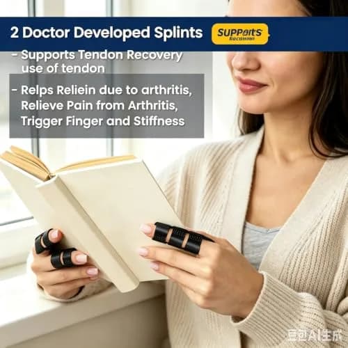 NSKONGDODO Trigger Finger Splint and Ice Pack | Arthritis & Pain Relief for Fingers thumbnail 7