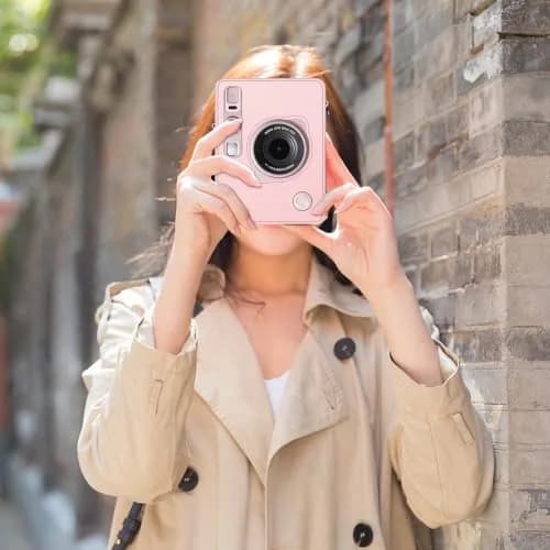 FINTIE Camera Case for Fujifilm Instax Mini EVO Camera with Strap | Vegan Leather Protective Cover thumbnail 2