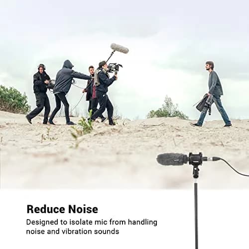 SMALLRIG Microphone Shock Mount Cold Shoe Pinch with 3/8" Thread for 15-40mm Mics (Pack of 2) | Isolates Mic from Vibration thumbnail 3