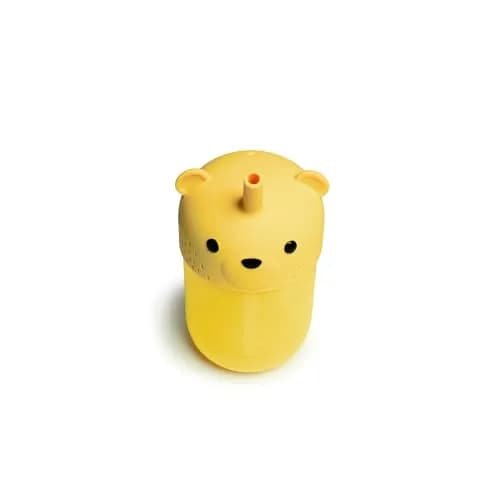 Munchkin Gentle Transition Honey Bear Straw Cup 255ml (9 Ounces) | BPA-Free Silicone for Babies 6+ Months thumbnail 6