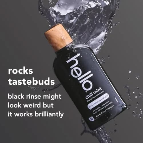 hello Epic Whitening Activated Charcoal Toothpaste & Chill Mint Mouthwash Bundle | 4 oz Toothpaste (3pk) & 17.6 Fl Oz Mouthwash (3pk) thumbnail 6