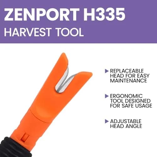 Zenport H335 Grape Razor Fork Harvest Tool with Replaceable Blade, Orange - 120 Pack | Precision Vineyard Harvesting thumbnail 4