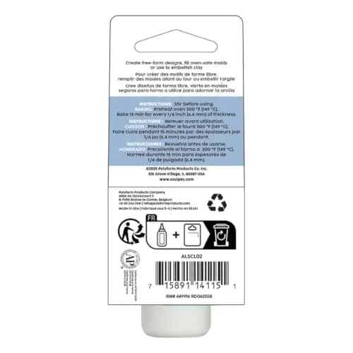 Sculpey Liquid Polymer Clay Clear 2 oz (59 ml) Bottles | Oven-Bake for Crafts & Jewelry thumbnail 2