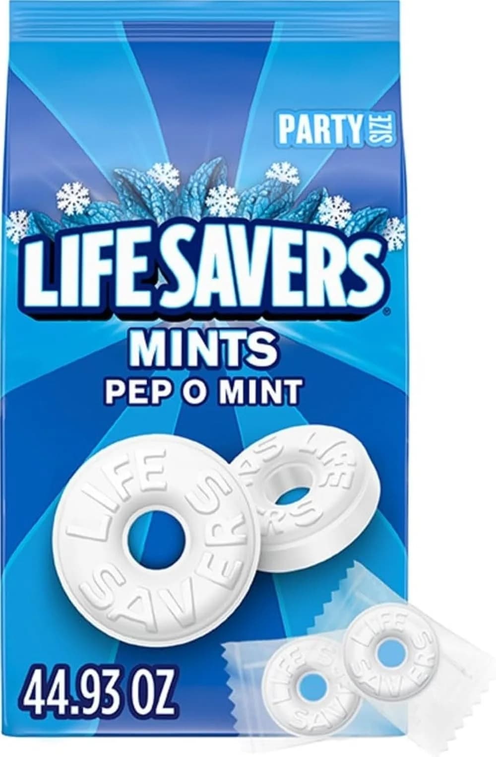 Life Savers Pep O Mint Hard Candy, 269.58 g (8.8 oz) Pack of 6 | Classic Peppermint Breath Freshener - main product image