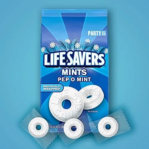 Life Savers Pep O Mint Hard Candy, 269.58 g (8.8 oz) Pack of 6 | Classic Peppermint Breath Freshener thumbnail 2