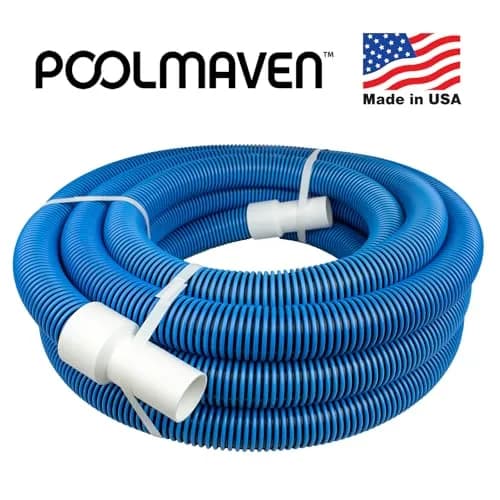 Poolmaven Manual Pool Vacuum Hose 40 ft | Made in USA, 1-1/2 in. Diameter, Flexible EVA, Dependable for Manual Pool Cleaning thumbnail 3