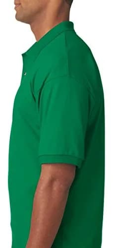 Gildan G8800 Adult 6 oz DryBlend 50/50 Polo Black | Lightweight, Durable, Tagless for Comfort thumbnail 2