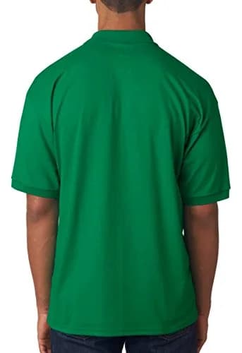 Gildan G8800 Adult 6 oz DryBlend 50/50 Polo Black | Lightweight, Durable, Tagless for Comfort thumbnail 3