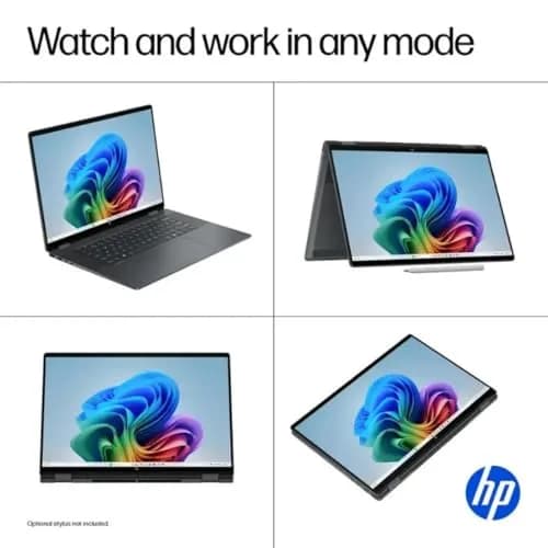 HP OmniBook X Flip 2-in-1 16" 2K Touchscreen Laptop,Intel Ultra 7,Arc 140V | 16GB RAM, 1TB SSD, Windows 11 Pro thumbnail 5