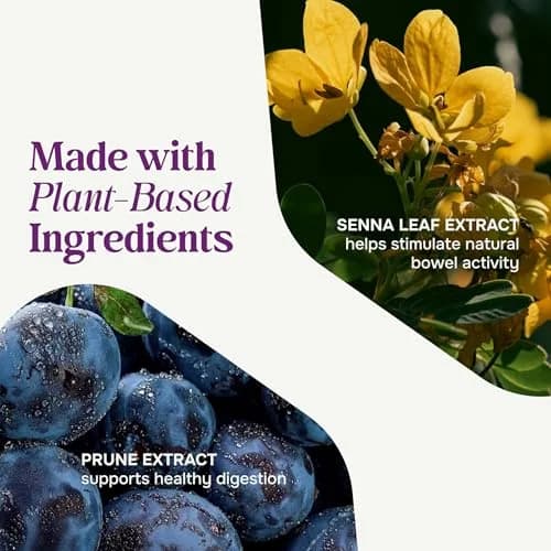 Prunelax Ciruelax Maximum Relief Laxative Tablets - 150ct | Natural Senna for Overnight Constipation Relief thumbnail 4