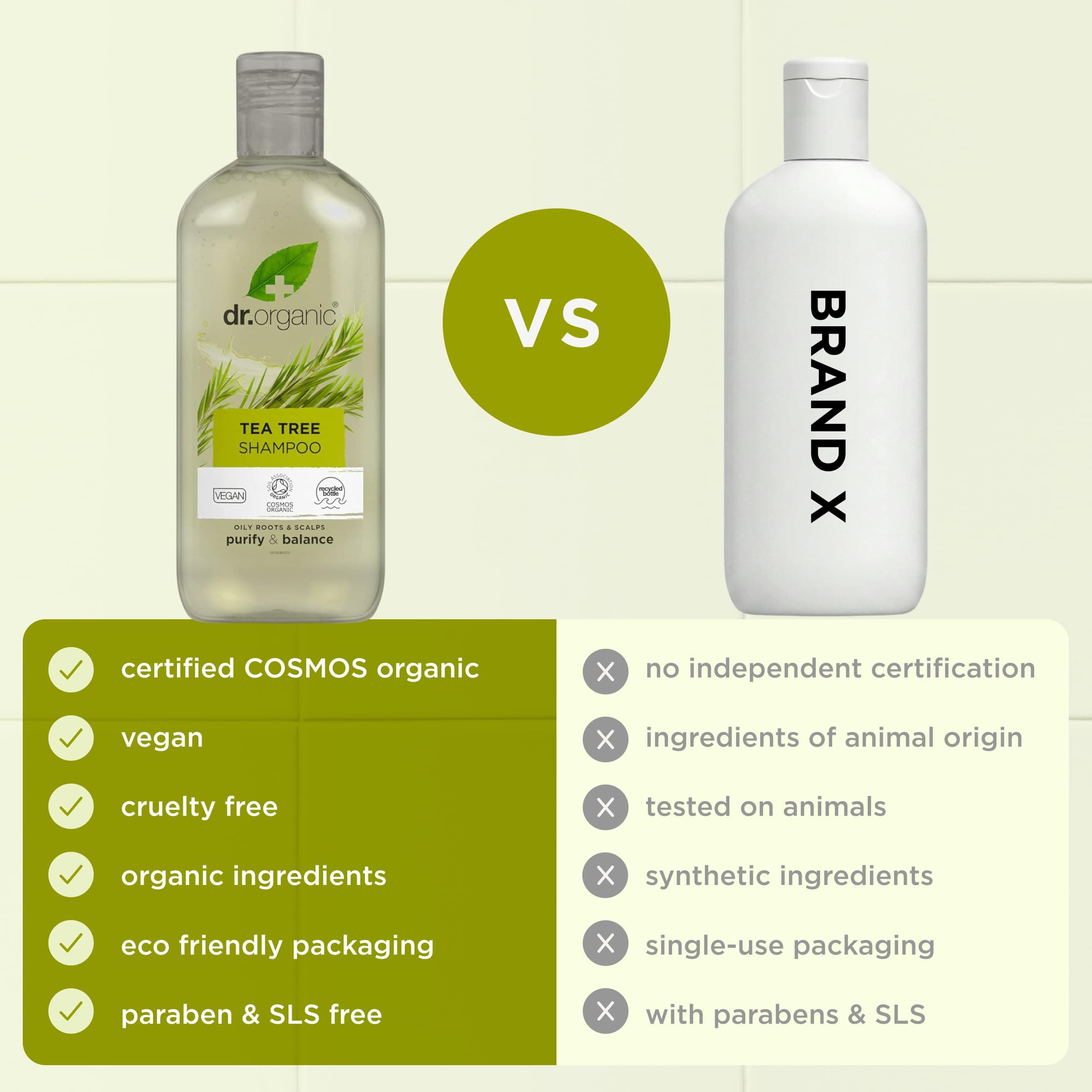 Dr. Organic Tea Tree Shampoo 265ml | Organic, Deep Cleansing for Oily Hair - view 6