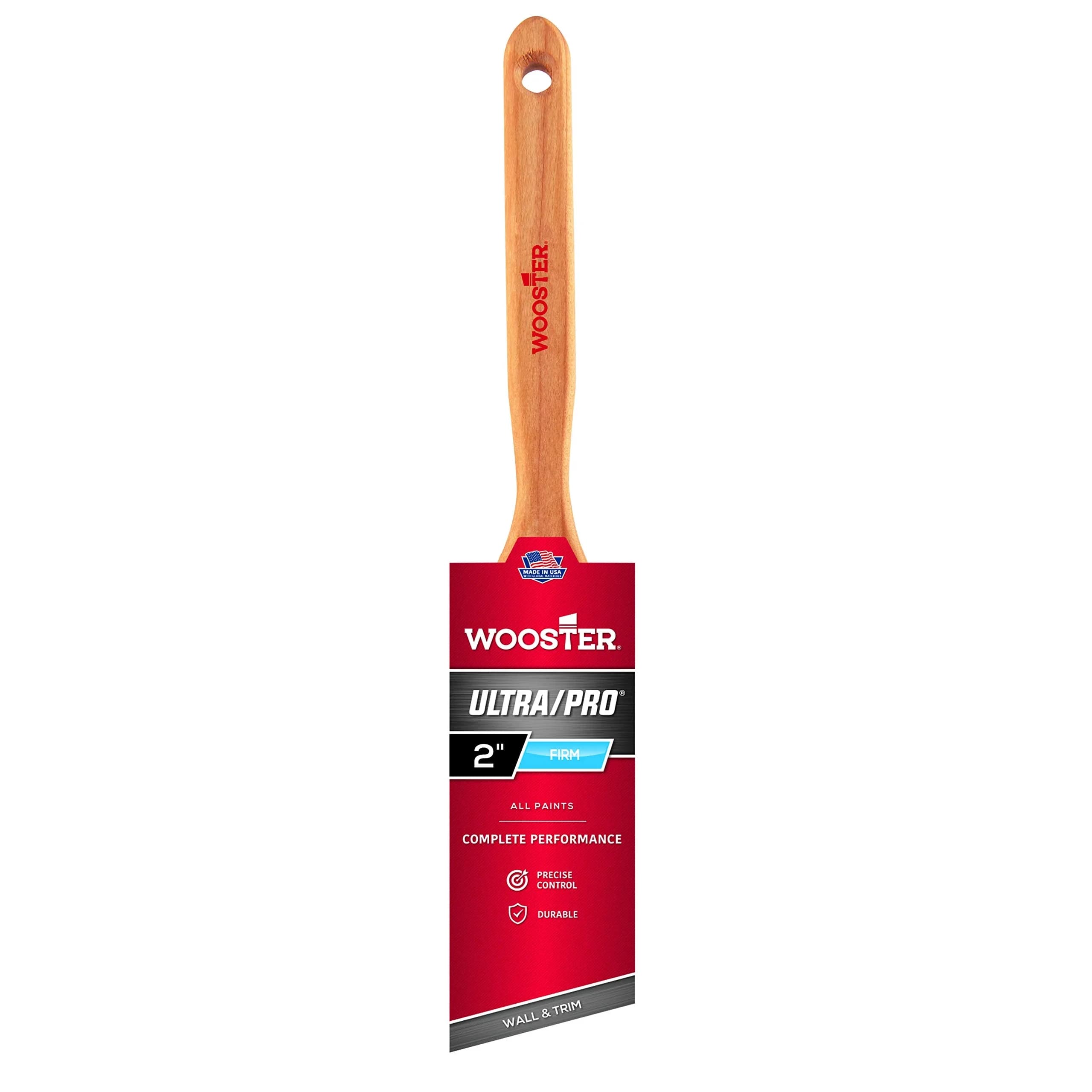 Wooster Brush 4174-2 Angle Sash Paintbrush, 2-Inch (5.08 cm) | Firm Blend for Medium-Weight Coatings - main product image