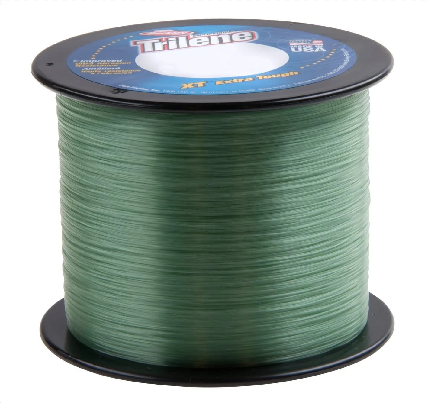 Berkley Trilene® XT® Low-Vis Green 8lb Monofilament Fishing Line | Over 45% Flexible, Heavy-Duty for Saltwater & Freshwater - main product image
