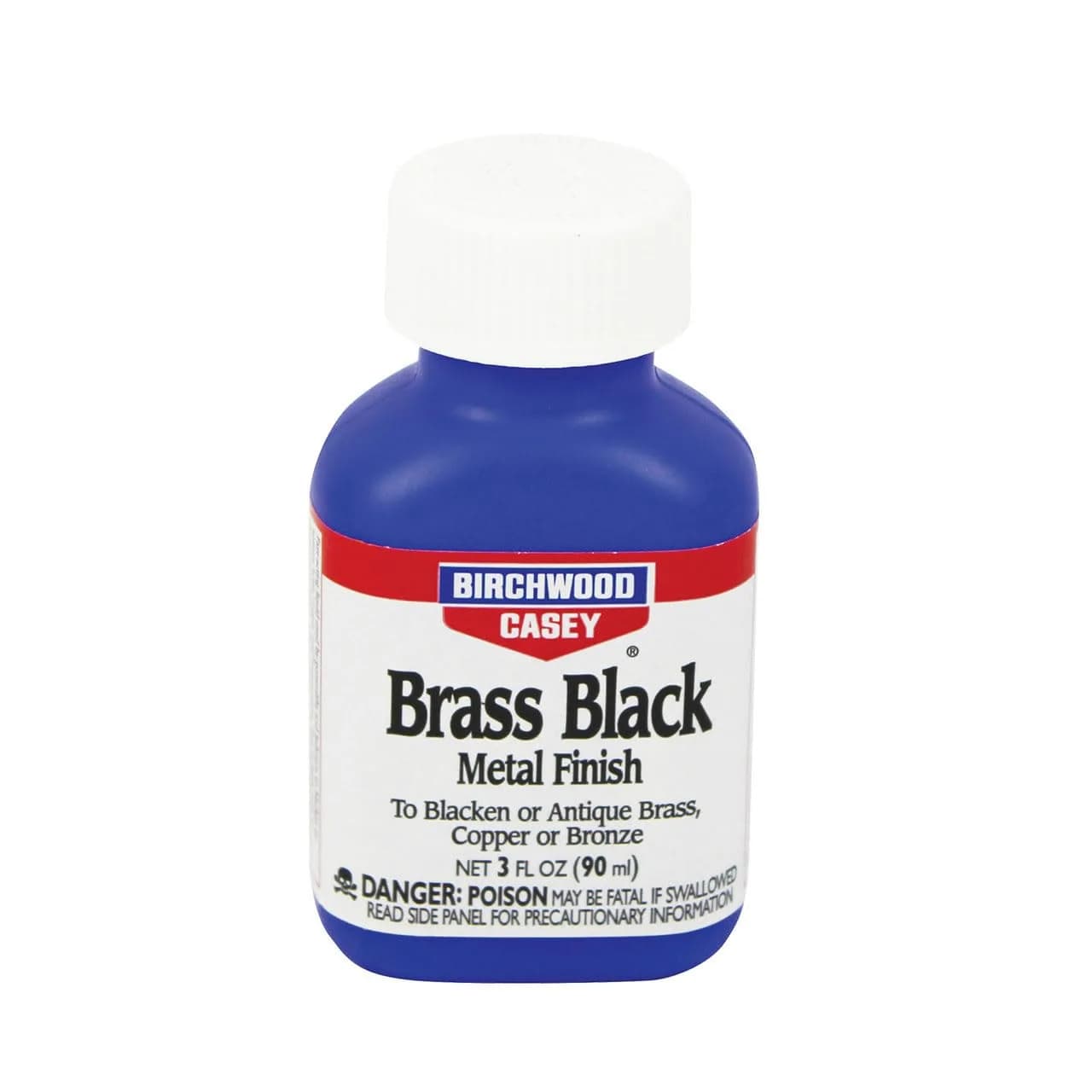 Birchwood Casey Brass Black Metal Finish 3 oz | Fast-Acting Brass & Copper Blackening - main product image