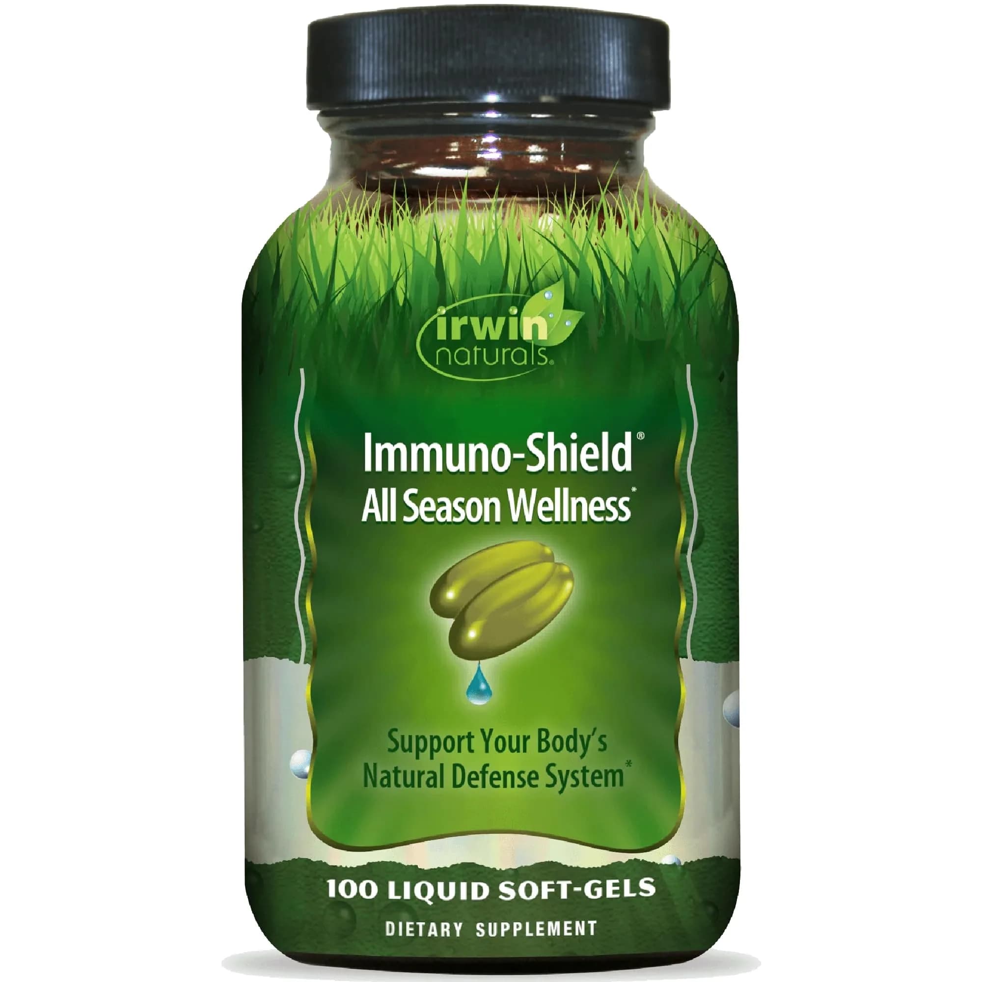 Irwin Naturals Immuno-Shield All Season Wellness 100 Softgels | Year-Round Immune Support with Botanicals & Nutrients