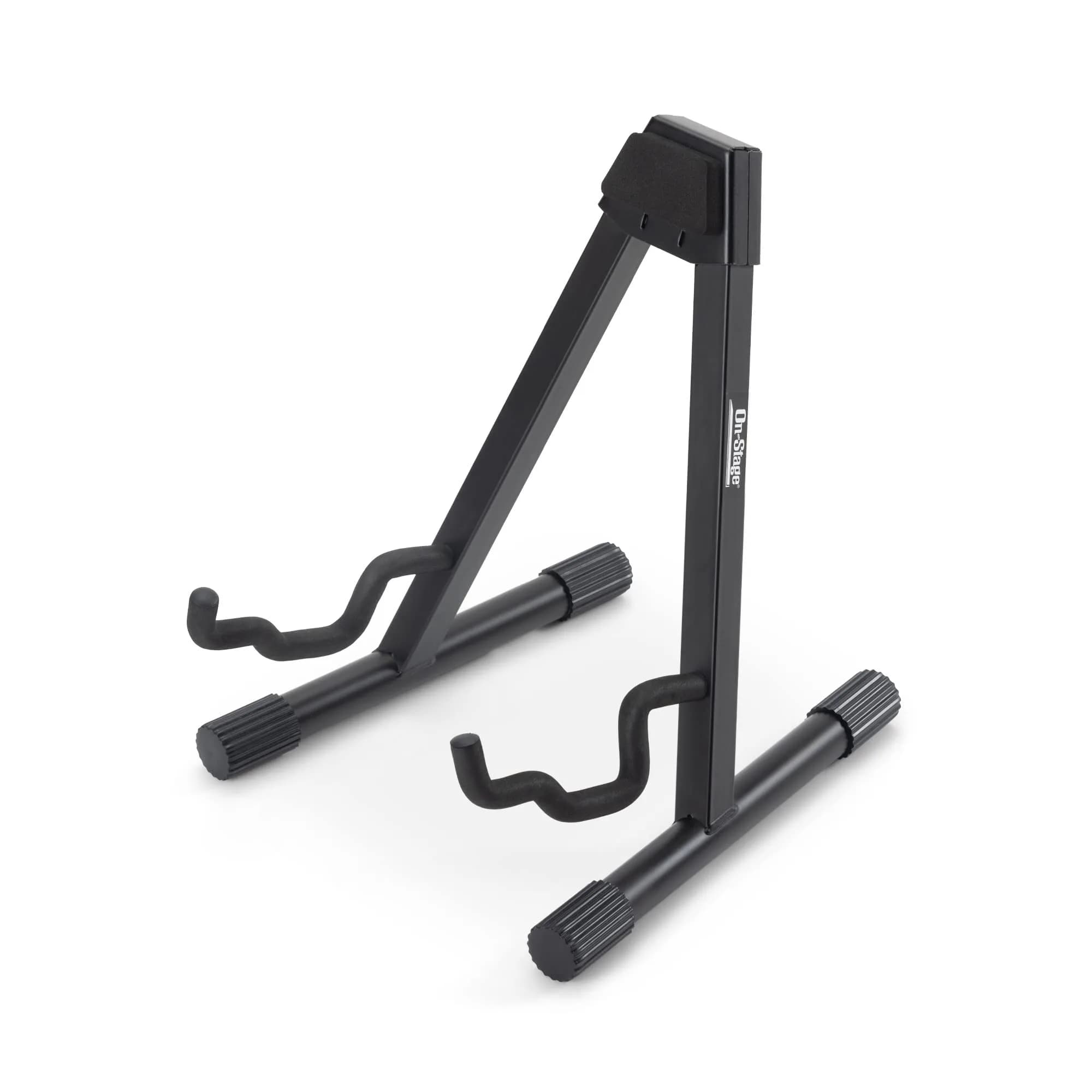 On-Stage GS7462B Professional A-Frame Guitar Stand | Holds Electric, Acoustic, Bass Guitars, Amps, Mixers - main product image