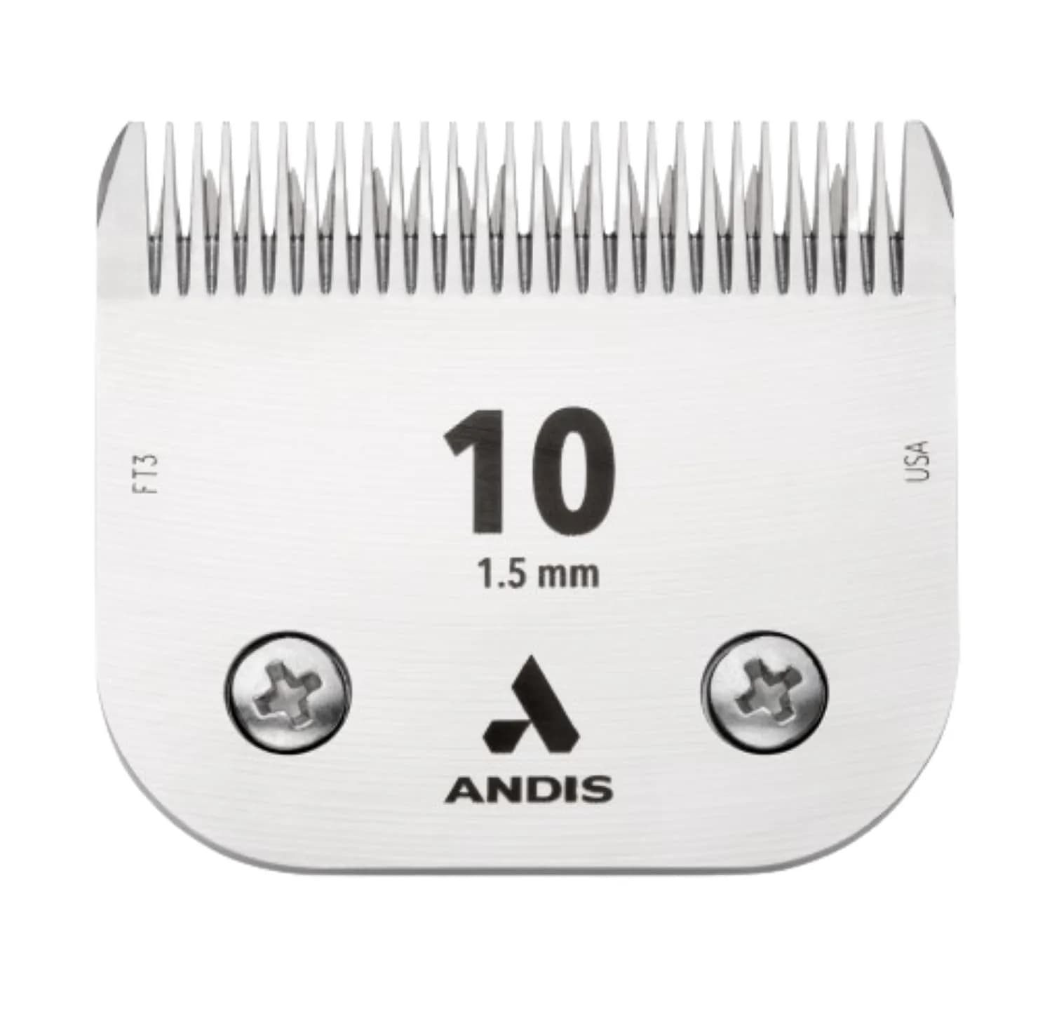 Andis Ultra Edge Dog Clipper Blade 10 | Carbon Steel, Heat & Rust Resistant (0.25 inch cut)