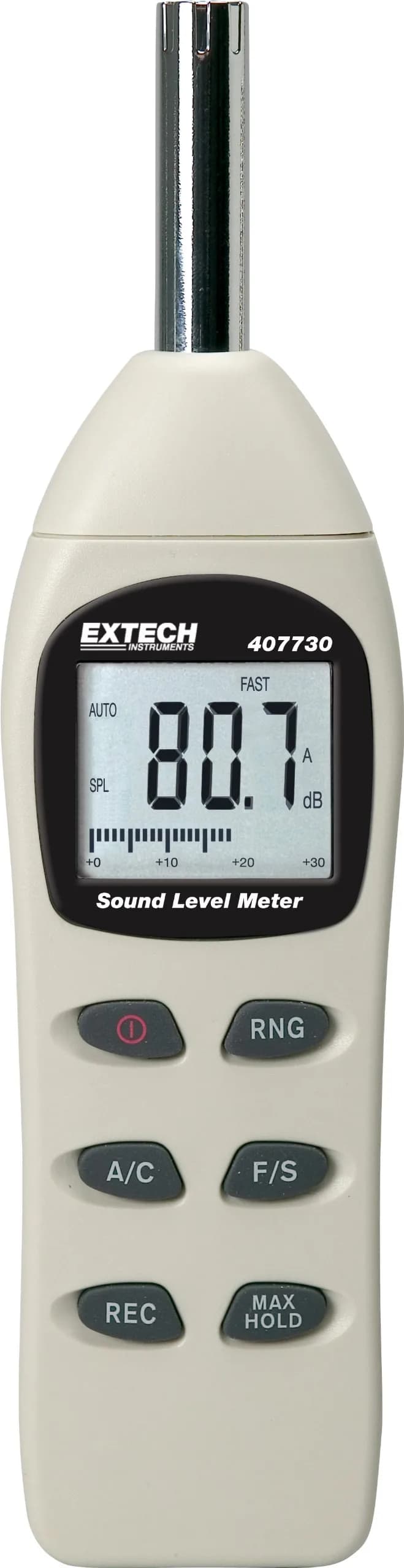 Extech Digital Sound Level Meter 40-130dB | Accurate Noise Measurement for Industrial & Workplace Use