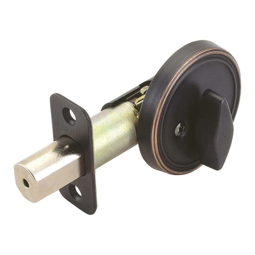 Design House Pro Series Single Cylinder Deadbolt Oil Rubbed Bronze | ANSI Grade-3 Certified Home Security - main product image
