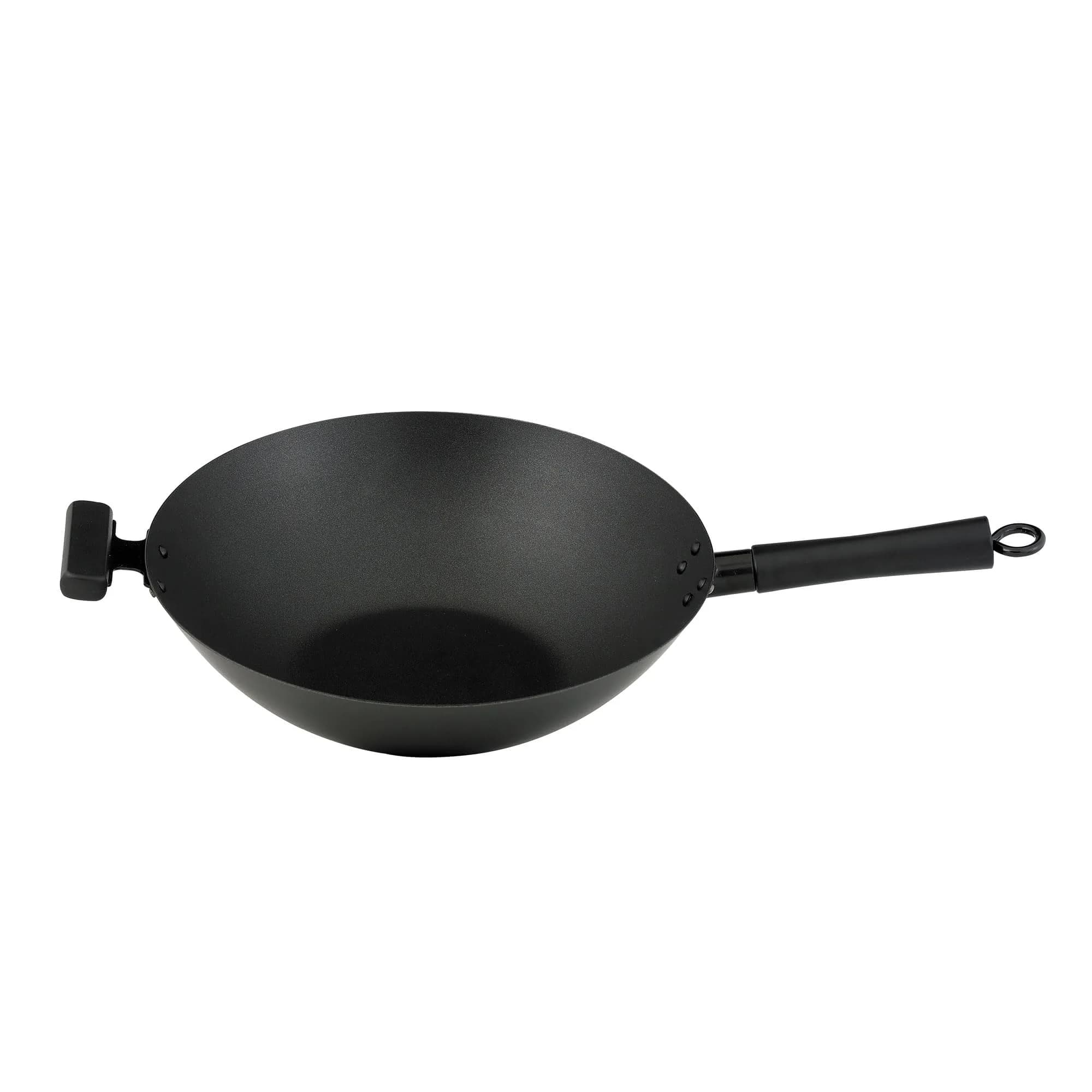 Helen's Asian Kitchen Premium Excalibur Non-Stick Wok, 14-Inch Flat Bottom | Traditional Asian Cooking Performance - main product image