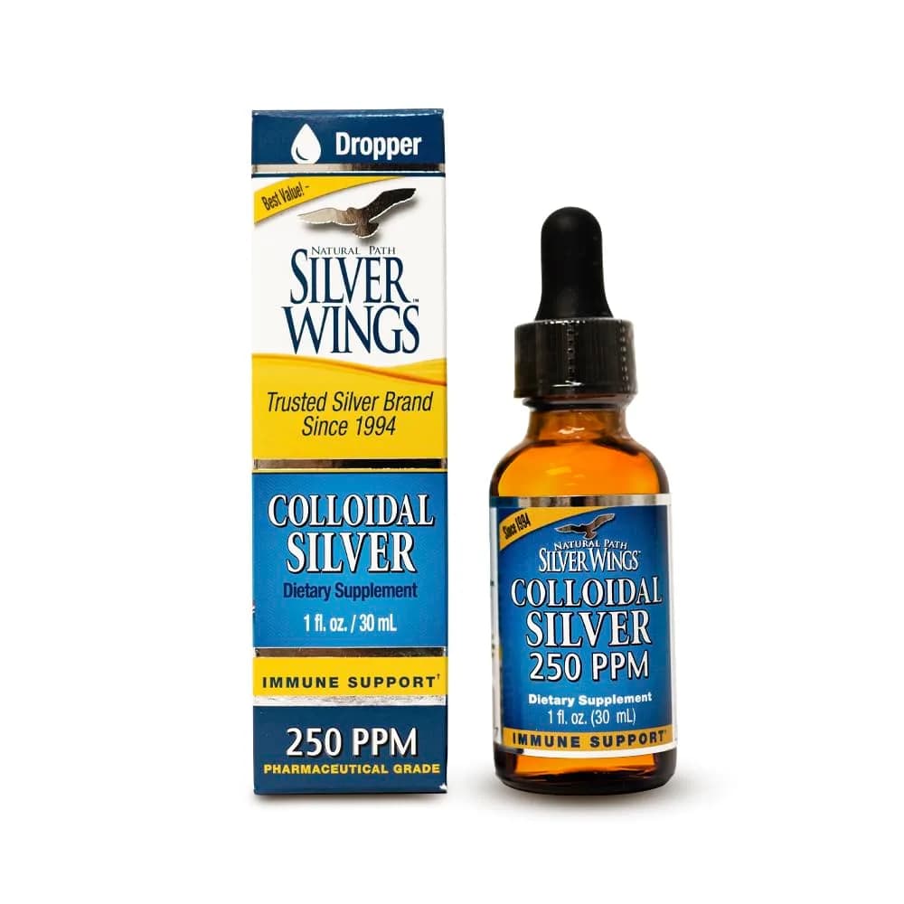 Natural Path Silver Wings Colloidal Silver Liquid 250ppm (1 fl oz) — 1 Fl Oz