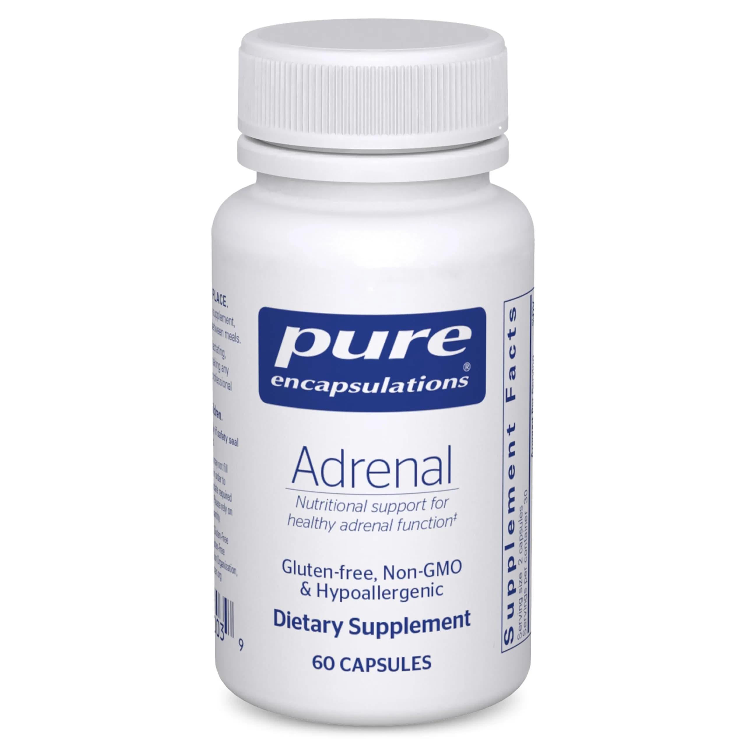 Pure Encapsulations Adrenal Cortex Supplement 60 Capsules | Supports Cortisol Health & Energy Levels - main product image