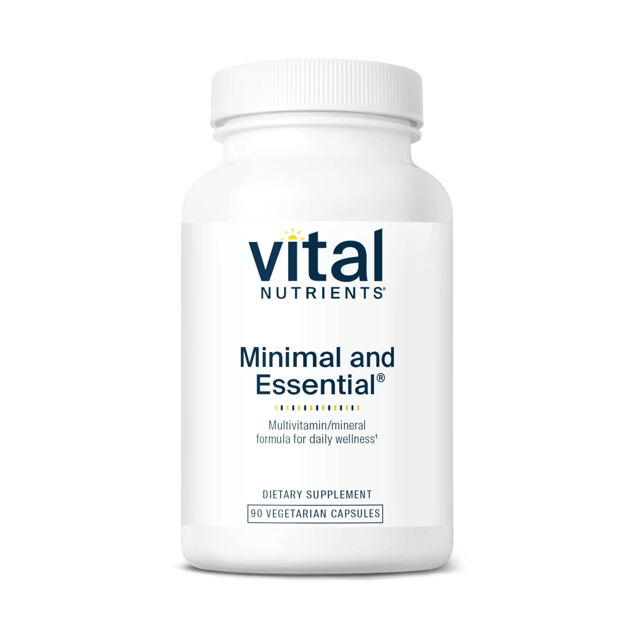 Vital Nutrients Minimal and Essential Multivitamin, 90 Capsules | Supports Metabolism & Antioxidant Defense - main product image
