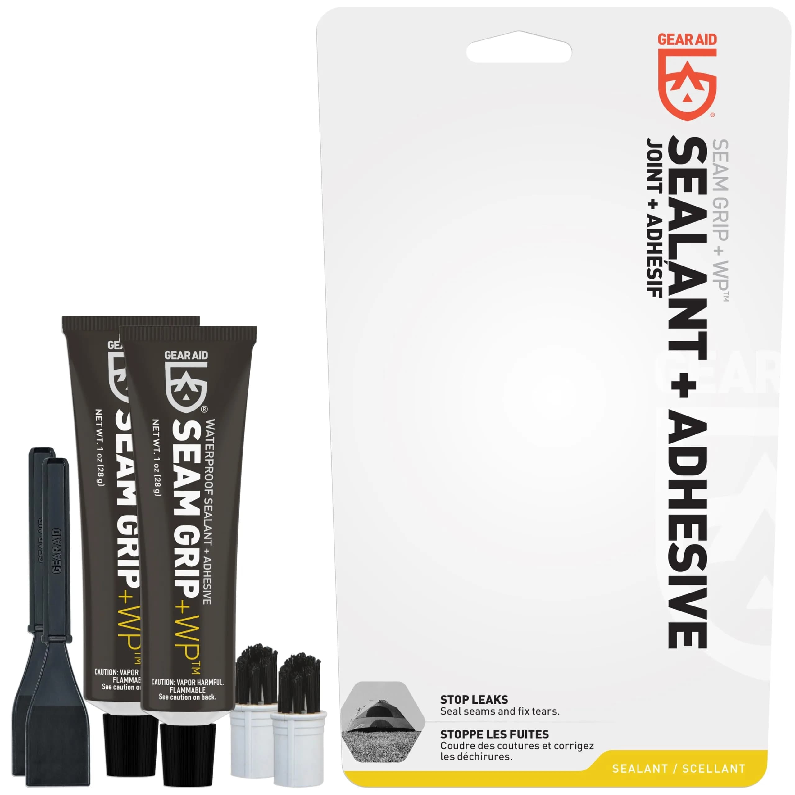 GEAR AID Seam Grip WP Waterproof Sealant and Adhesive 28ml (1 oz) | Seals 12 ft of Seams - main product image