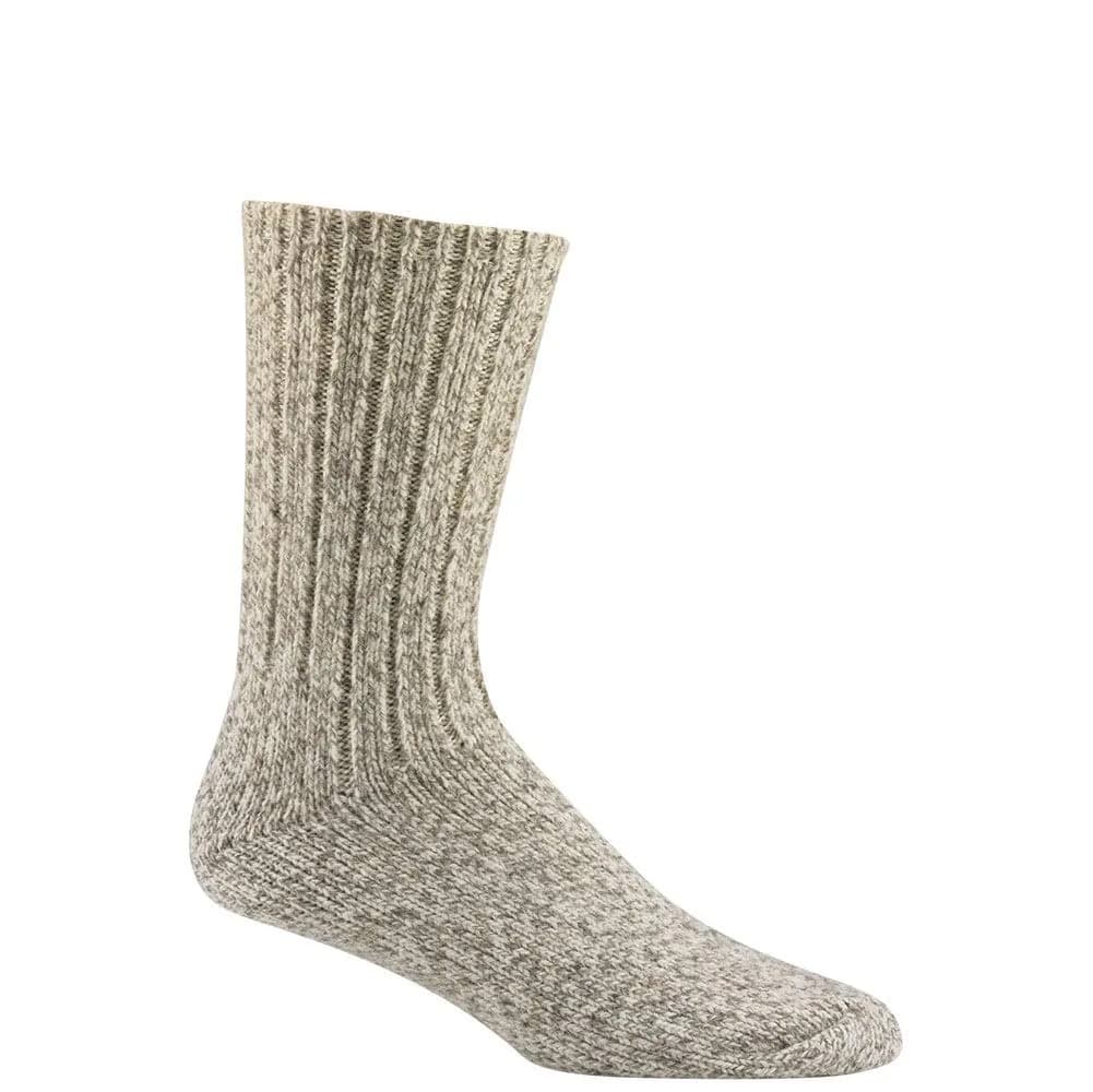 Wigwam Unisex El-Pine Heavy Wool Socks, Grey Twist, Large | Reinforced Warm Crew Socks - main product image