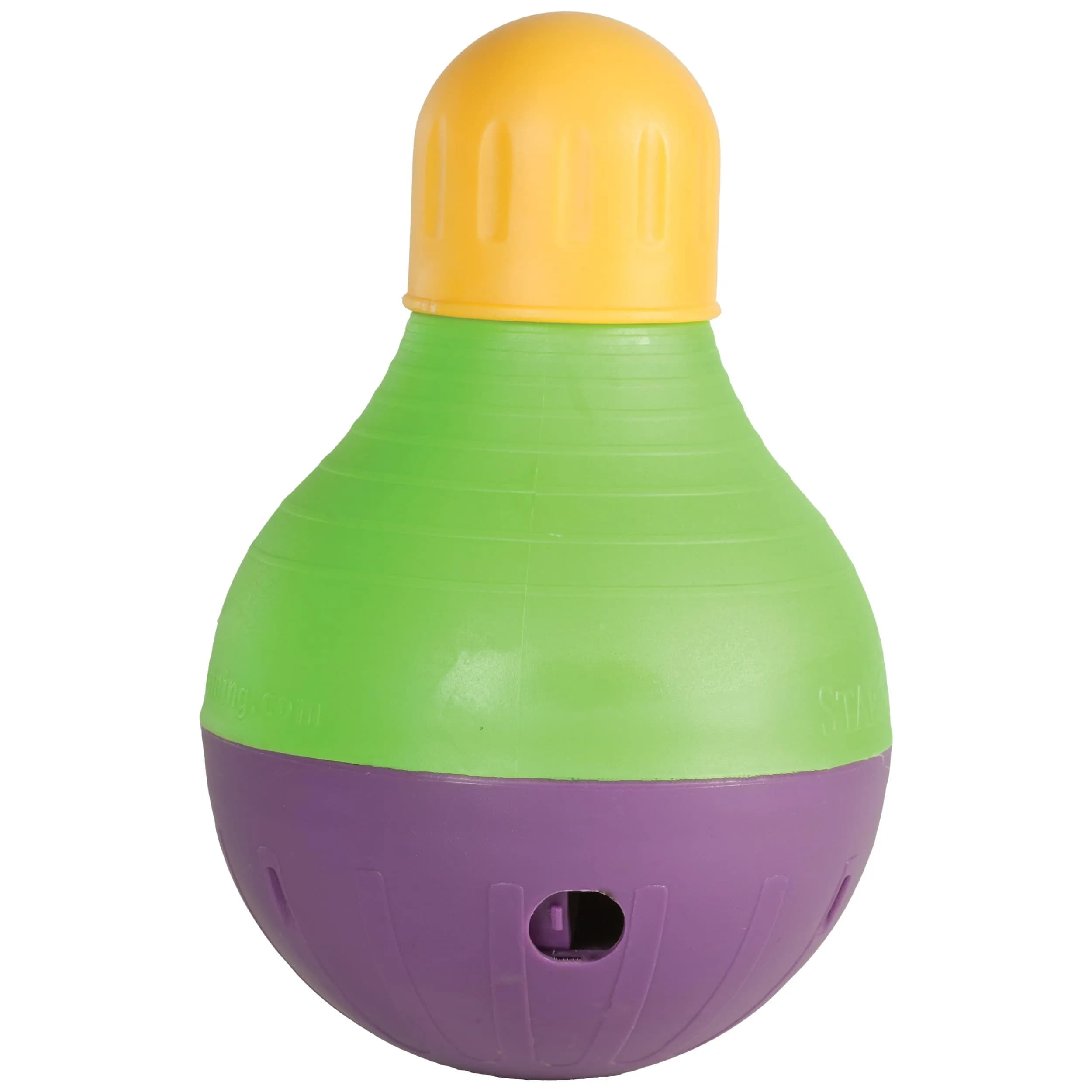 Starmark Treat Dispensing Bob-A-Lot Large Dog Interactive Feeder Toy | Adjustable Food Flow & Wobbling Fun - main product image