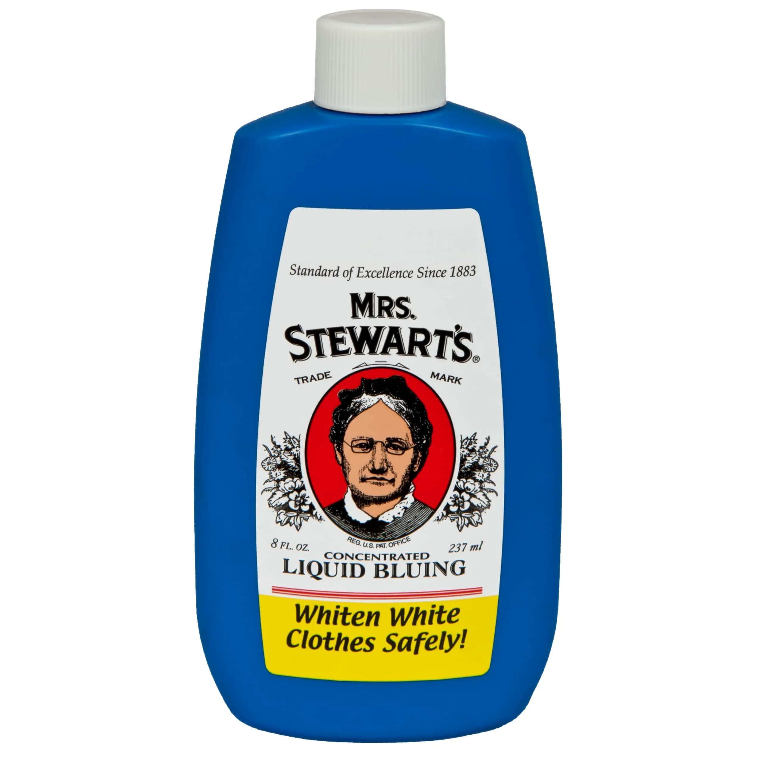 Mrs. Stewart's Liquid Bluing 227 ml (8 Fl Oz) | Brightens Whites Without Damaging Fabric - main product image
