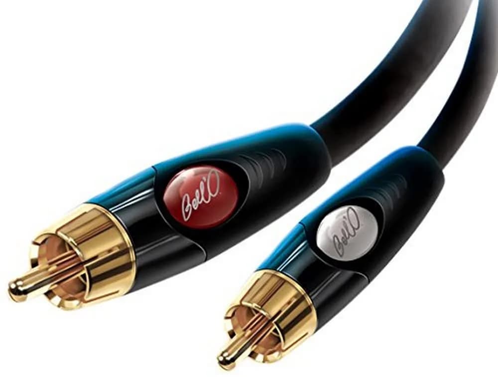 Bell'O Stereo RCA Cable with 24K Gold Ends, 6M | Dual Gauge Transmission for High Performance - main product image