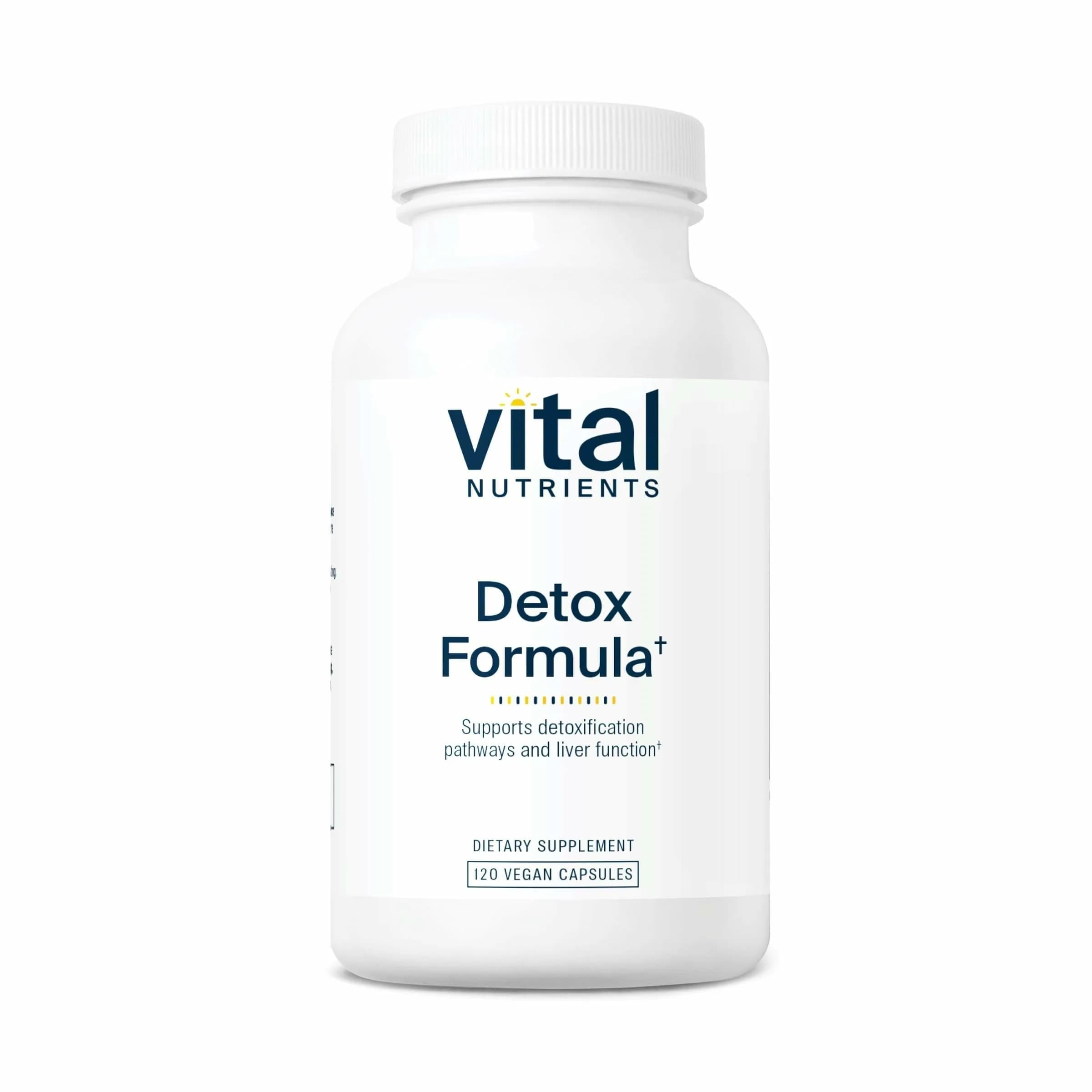 Vital Nutrients Detox Formula 120 Capsules | Supports Liver & Detoxification - main product image