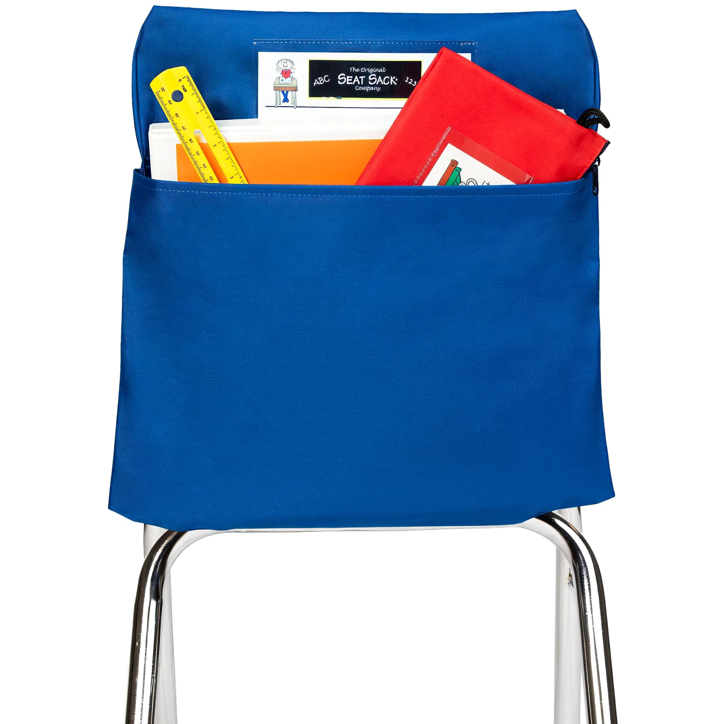 Seat Sack Student Chair Storage Pocket - 15" | Durable Classroom Organizer for Student Desks - main product image