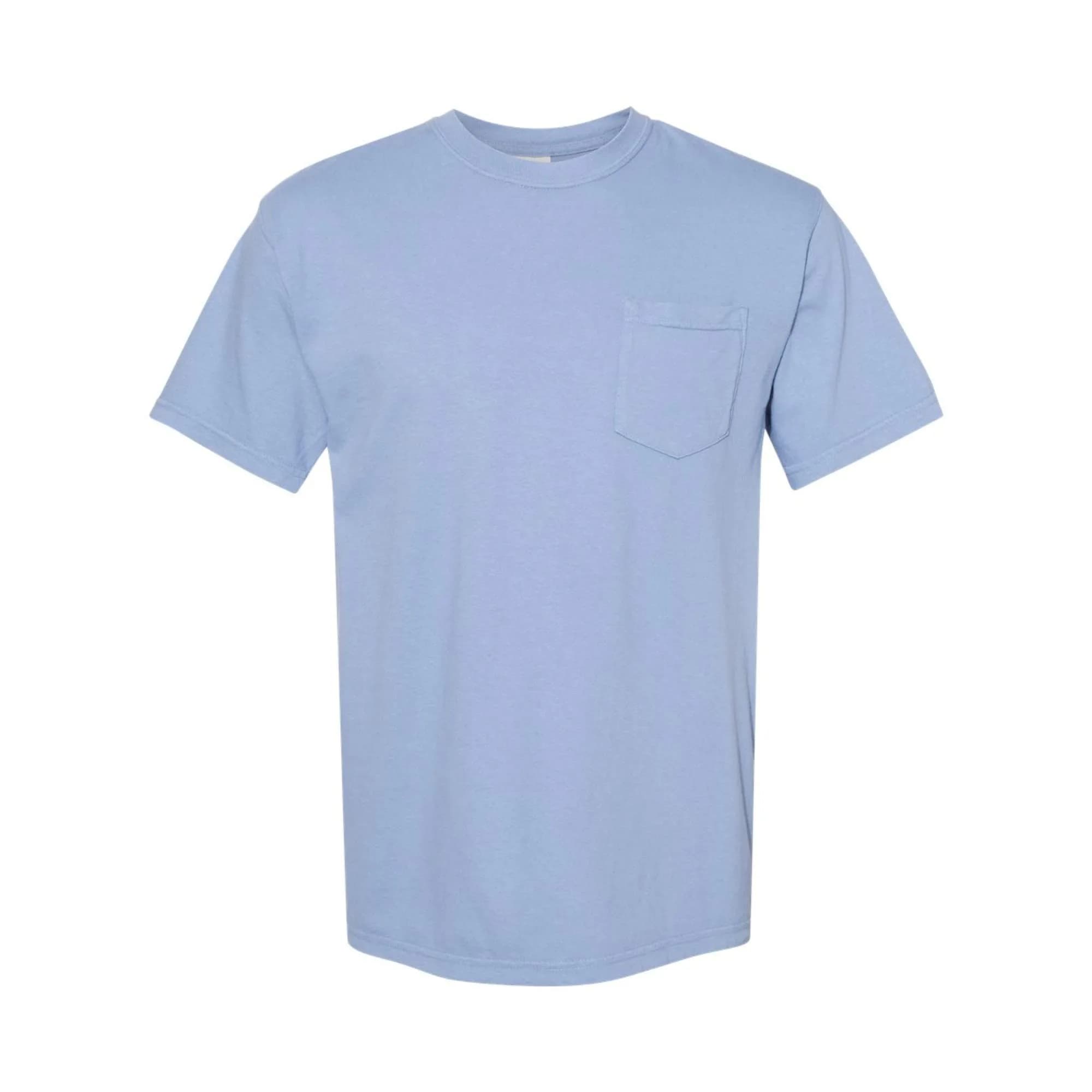 Comfort Colors Heavyweight RS Pocket T-Shirt M CELEDON | Adult Cotton Casual Tee for Men