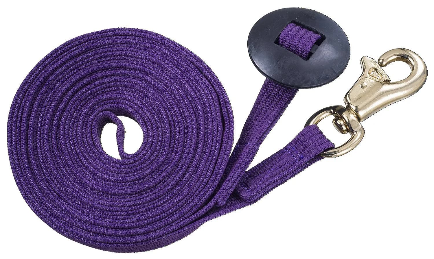 Tough 1 German Cord Cotton Lunge Line with Heavy Snap, Purple 22.86 m (75 ft) - main product image