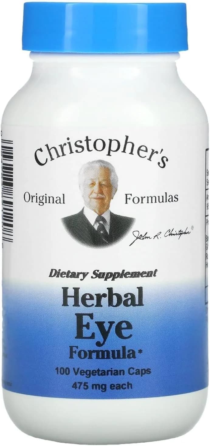 Christopher's Original Formulas Herbal Eye Formula - Natural Eye Support with Whole Food Herbs - Pack of 3 | Supports Eye Health Naturally - main product image