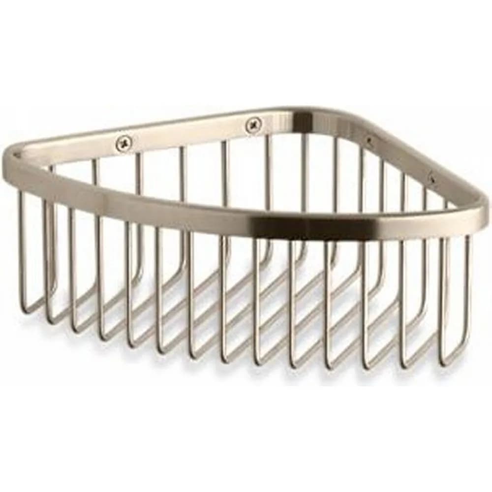 Kohler K-1896-BV Medium Shower Basket Vibrant Brushed Bronze | Corner Installation Durable Alloy Steel