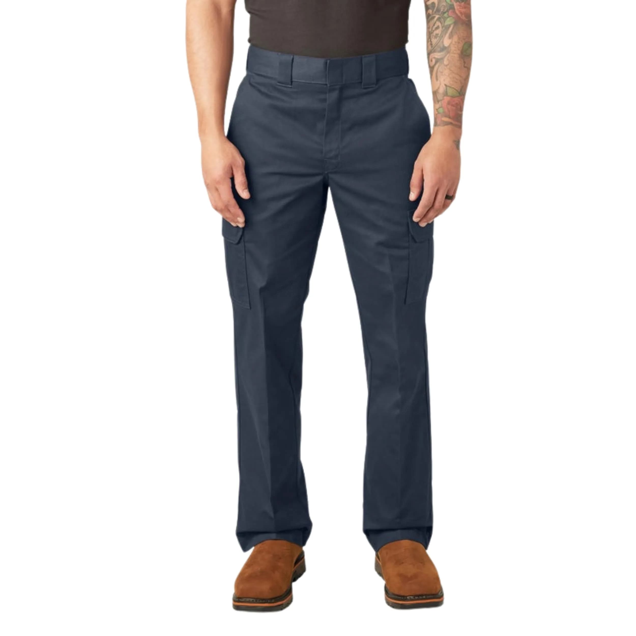 Dickies Relaxed Straight Leg Cargo Work Pant 34W x 32L | Heavy-Duty Twill, All-Day Comfort