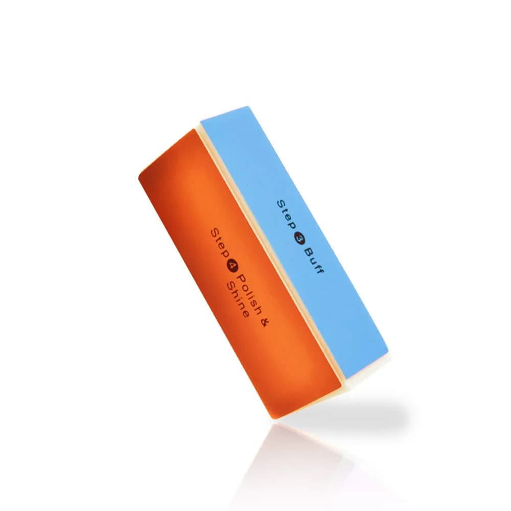 Soft 'N Style 4 Way Shiny Block Nail Buffer 3.5" x 1.4" | 4-Step High Gloss Shine - main product image