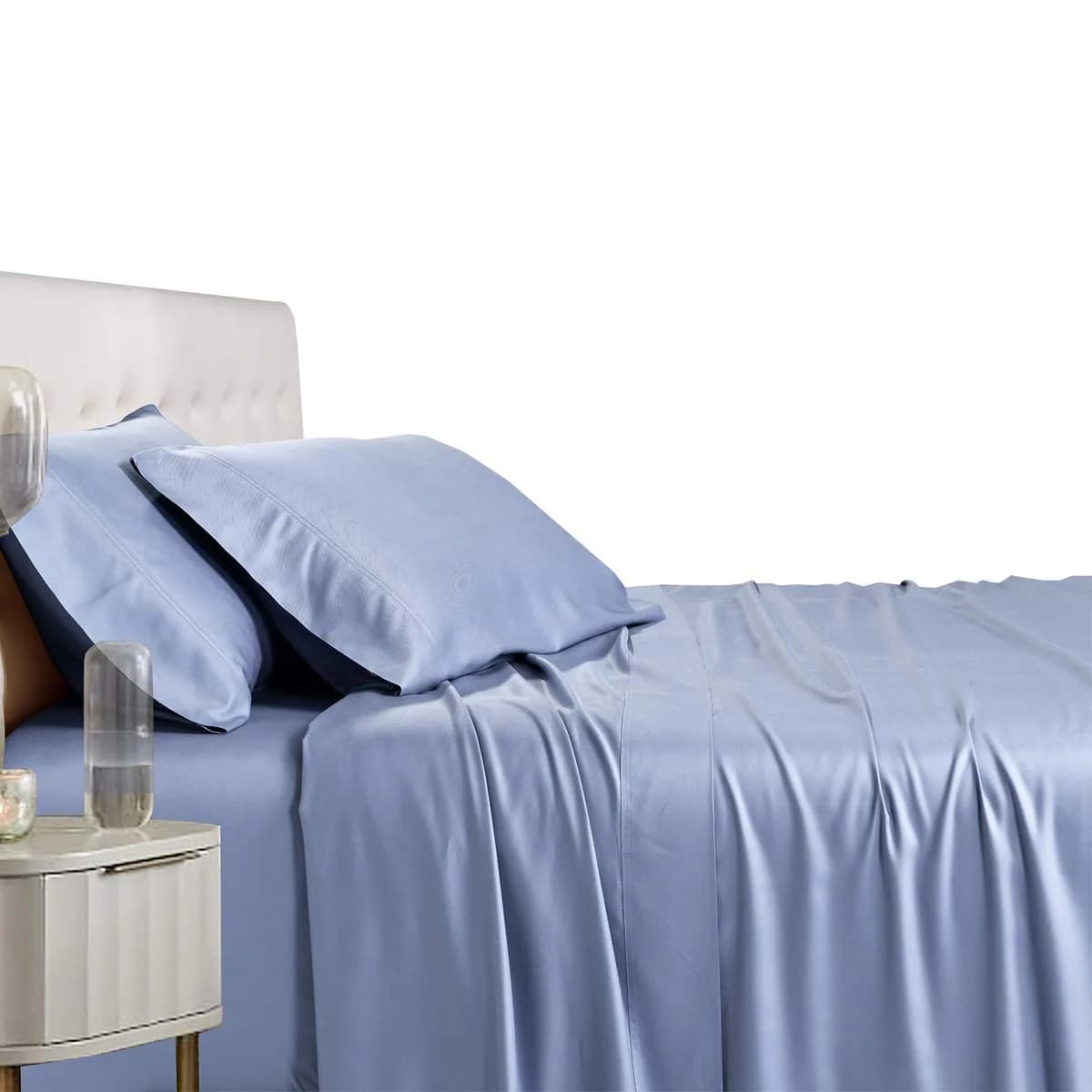 Royal Tradition Viscose from Bamboo King Cooling Sheet Set | Ultra-Soft, Temperature-Regulating Bedding (70-120c) - main product image