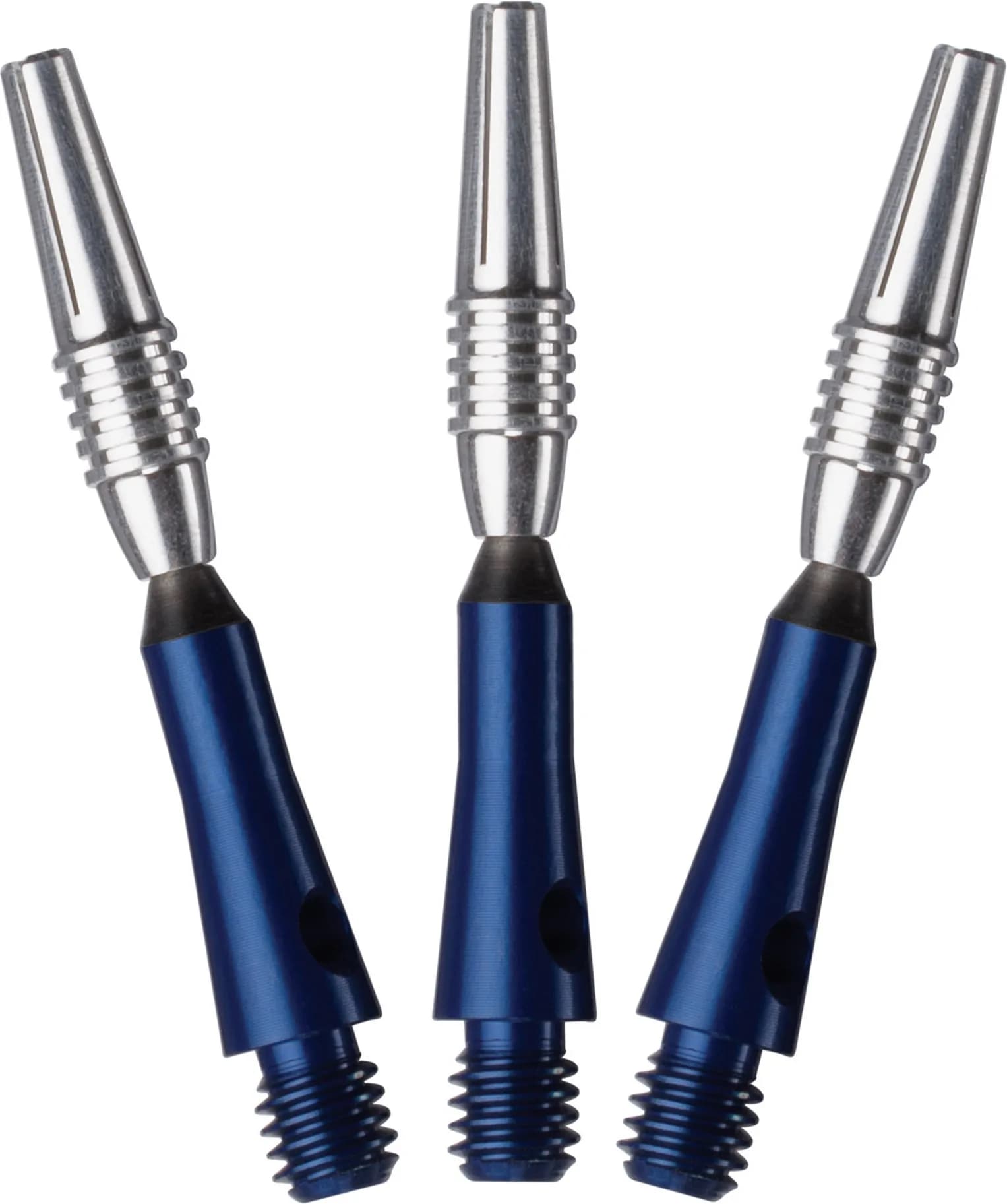 Viper Spinster Aluminum Dart Shafts: Short (SH), Blue, 3 Pack | Rotating Flights Reduce Deflection - main product image