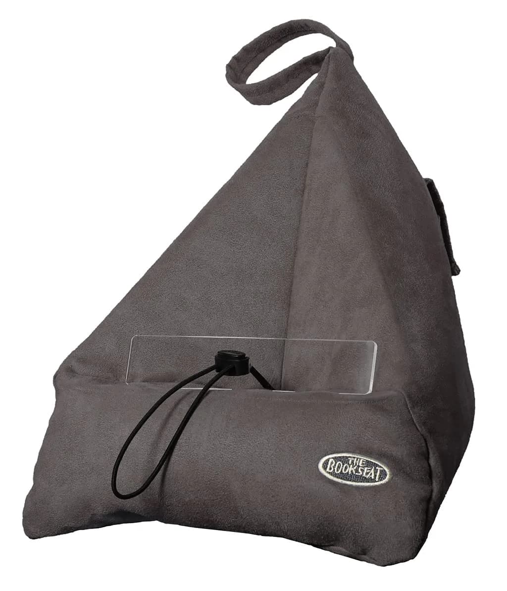 The Book Seat - Charcoal Grey - The Most Comfortable Way to Read Hands Free - main product image