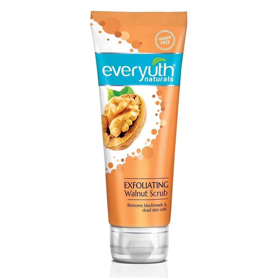 Everyuth Walnut Exfoliating Scrub 100g | Nano Multi-vita & Walnut Shell Particles for All Skin Types - main product image